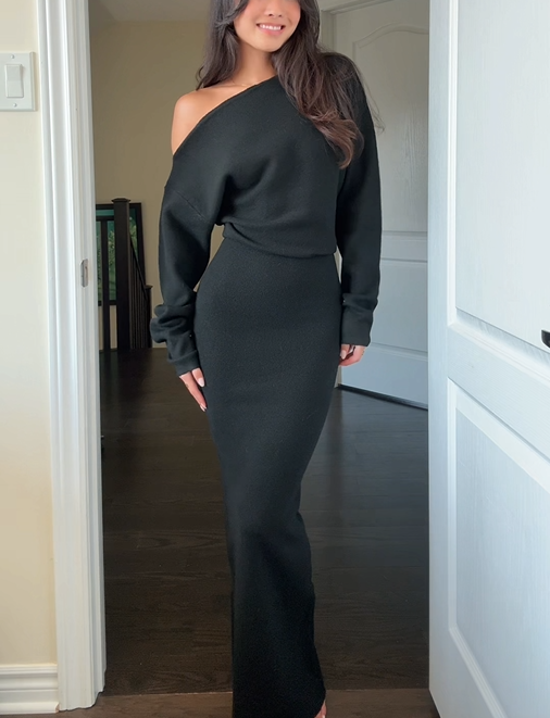 Ameline | One-Shoulder Dress